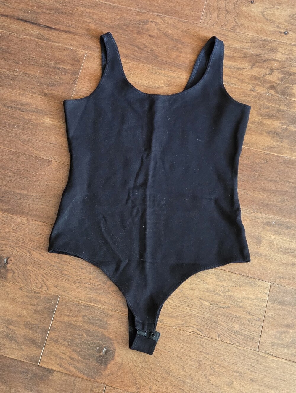 Shinestar Women's Black Bodysuit Tank Top Size M